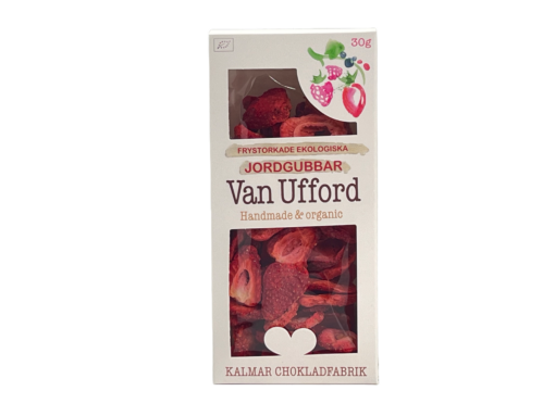 Frystorkade ekologiska jordgubbar