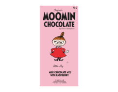 Little My - Organic Moomin Chocolate by Kalmar Chokladfabrik mjölkchoklad med hallon