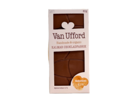 En bild som visar Van Ufford Chokladkaka Seduction - mjölkchoklad från Kalmar chokladfabrik