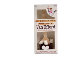 En bild som visar Van Ufford Hot Chocolate Spoon Mörk Choklad från Kalmar Chokladfabrik