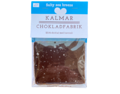 Bild som visar Mini Salty sea breeze-Handgjord och ekologisk minichokladkaka i mörk 70% choklad med havssalt tillverkad av Kalmar Chokladfabrik